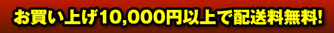 お買い上げ10000円以上で送料無料